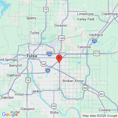 Map to  office in Tulsa, OK