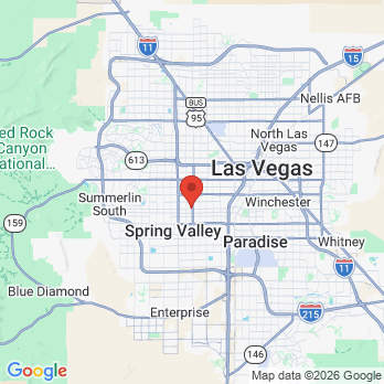 Map to Dental Implant Institute office in Las Vegas, NV