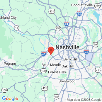 Map to Stein Dental Care office in Nashville, TN
