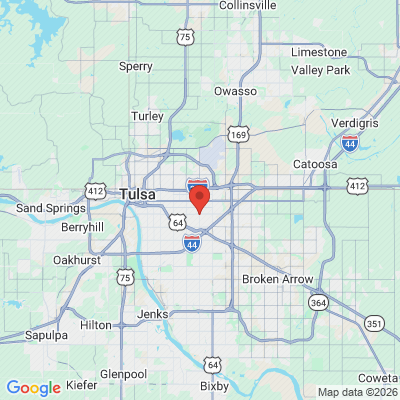 Map to  office in Dental Depot Of Tulsa Pllc