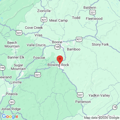 Map to  office in Blowing Rock, NC
