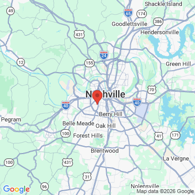 Map to  office in Nashville, TN
