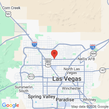 Map to Vista Dental office in North Las Vegas, NV