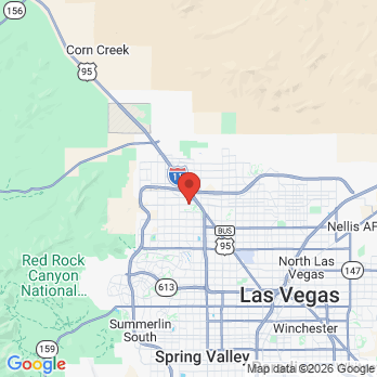 Map to Centennial Hills Dental Care office in Las Vegas, NV