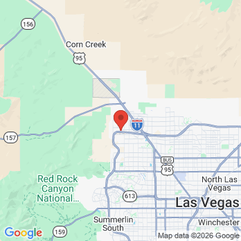 Map to BLISS DENTAL LV office in Las Vegas, NV