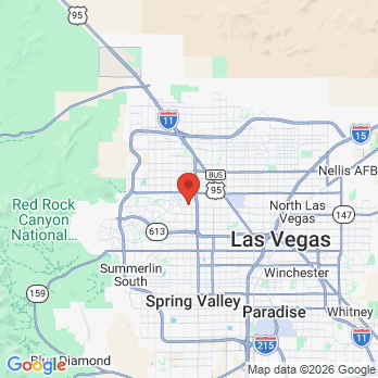Map to Thomas Kintonis DDS office in Las Vegas, NV