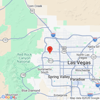 Map to Sun Dental Center - Haley R. Whalen, D.M.D. office in Las Vegas, NV