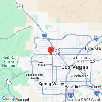 Map to Lysgaard Dental office in Las Vegas, NV
