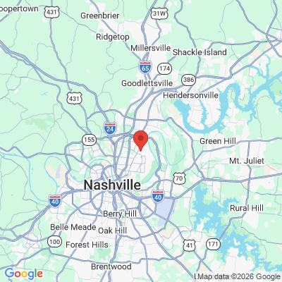 Map to  office in Nashville, TN