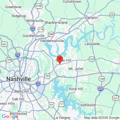 Map to  office in Hermitage, TN