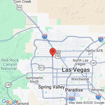Map to Pamelas List LLC office in Las Vegas, NV