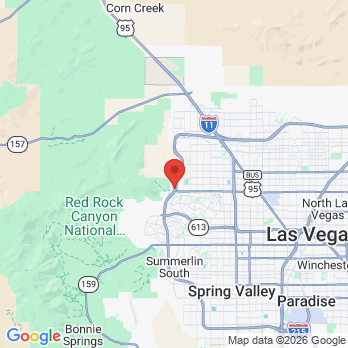 Map to Hillcrest Dental office in Las Vegas, NV