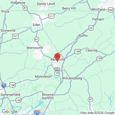 Map to  office in Reidsville, NC