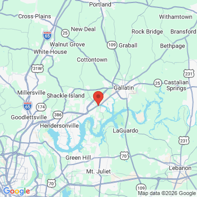 Map to  office in Gallatin, TN