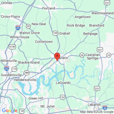 Map to  office in Gallatin, TN