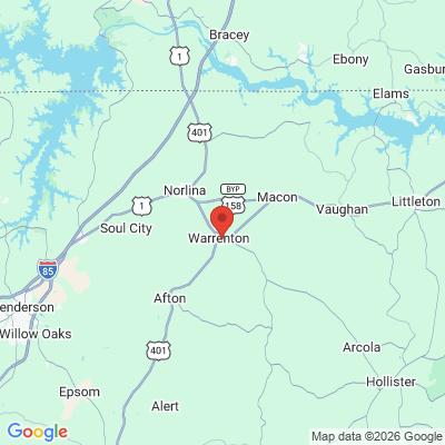 Map to  office in Warrenton, NC