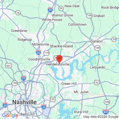 Map to  office in Hendersonville, TN