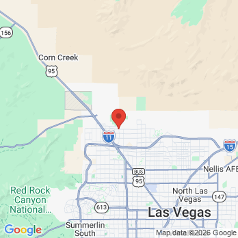 Map to Webster Orthodontics office in Las Vegas, NV