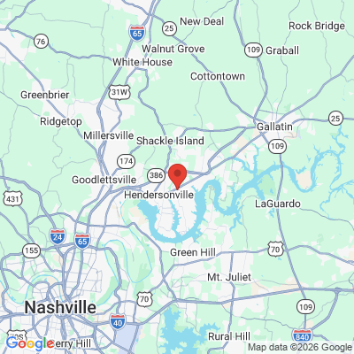 Map to  office in Hendersonville, TN