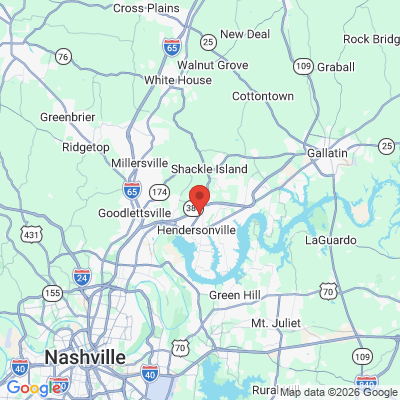 Map to  office in Hendersonville, TN