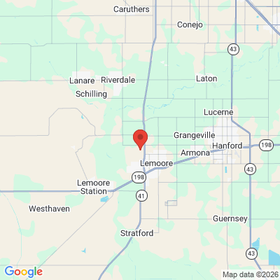 Map to  office in Lemoore, CA