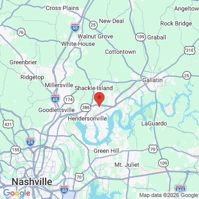 Map to  office in Hendersonville, TN