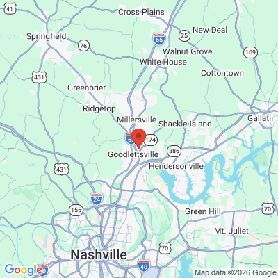Map to  office in Goodlettsville, TN