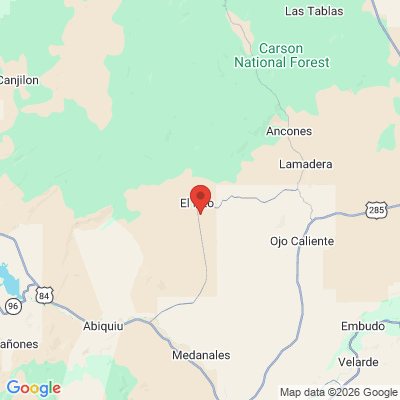 Map to  office in El Rito, NM