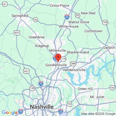 Map to  office in Goodlettsville, TN