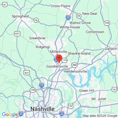 Map to  office in Goodlettsville, TN