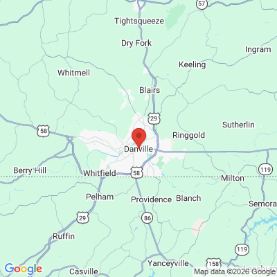 Map to  office in Danville, VA