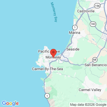 Map to Dhaval Patel DDS office in Monterey, CA