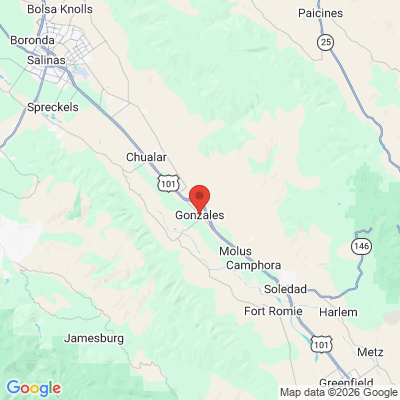 Map to  office in Gonzales, CA