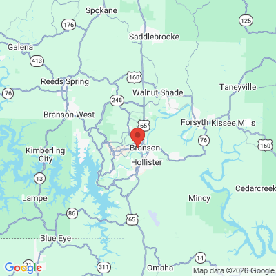 Map to  office in Branson, MO
