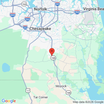 Map to  office in Chesapeake, VA