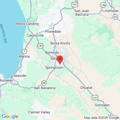 Map to  office in Salinas, CA