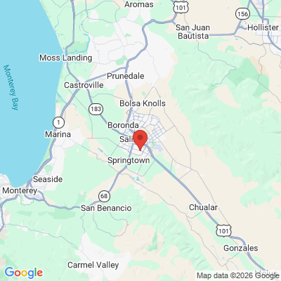 Map to  office in Salinas, CA