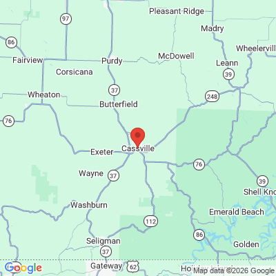 Map to  office in Cassville, MO