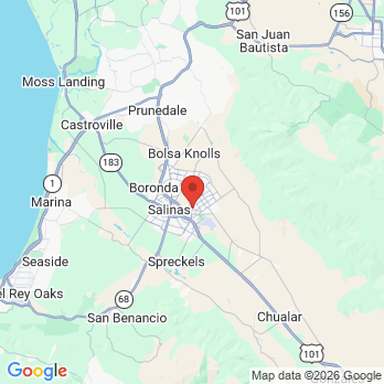 Map to Primary Officsalinase office in Salinas, CA