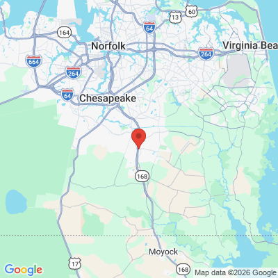 Map to  office in Chesapeake, VA