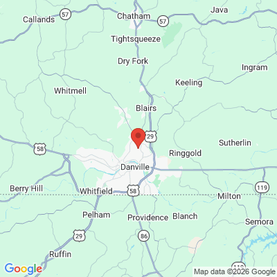 Map to  office in Danville, VA