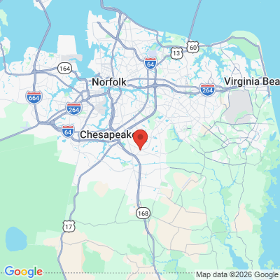Map to  office in Chesapeake, VA