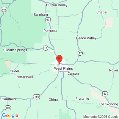 Map to  office in West Plains, MO