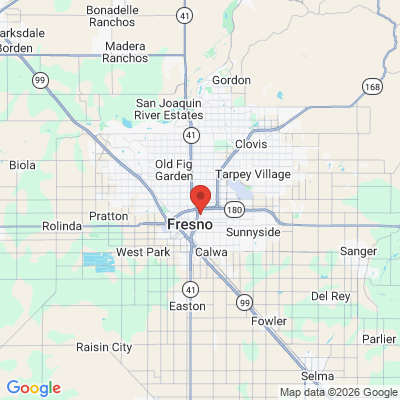 Map to  office in Fresno, CA