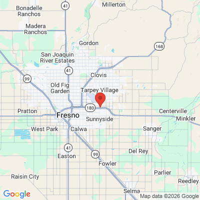 Map to  office in Fresno, CA