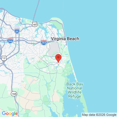 Map to  office in Virginia Beach, VA