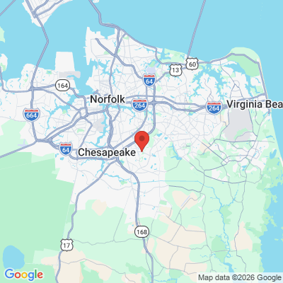 Map to  office in Chesapeake, VA