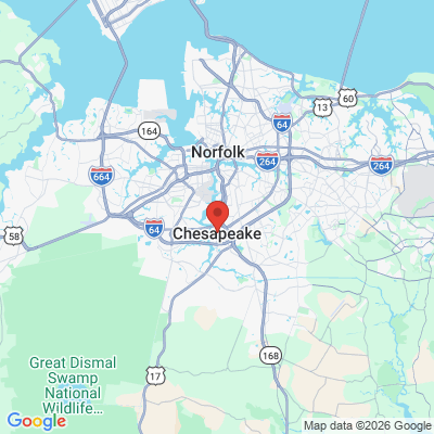 Map to  office in Chesapeake, VA