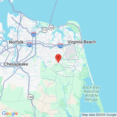Map to  office in Virginia Beach, VA