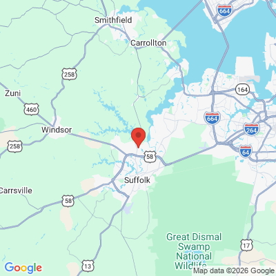 Map to  office in Suffolk, VA